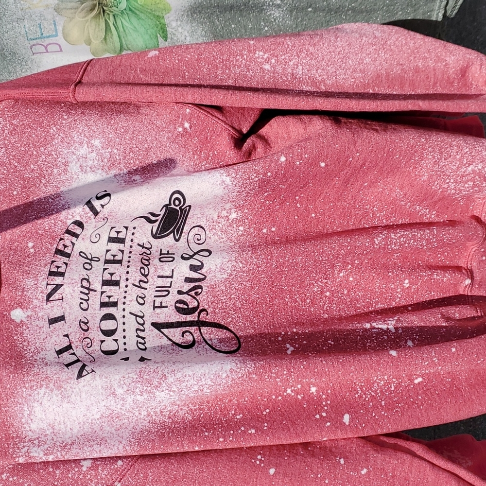 Bleached swear shirt